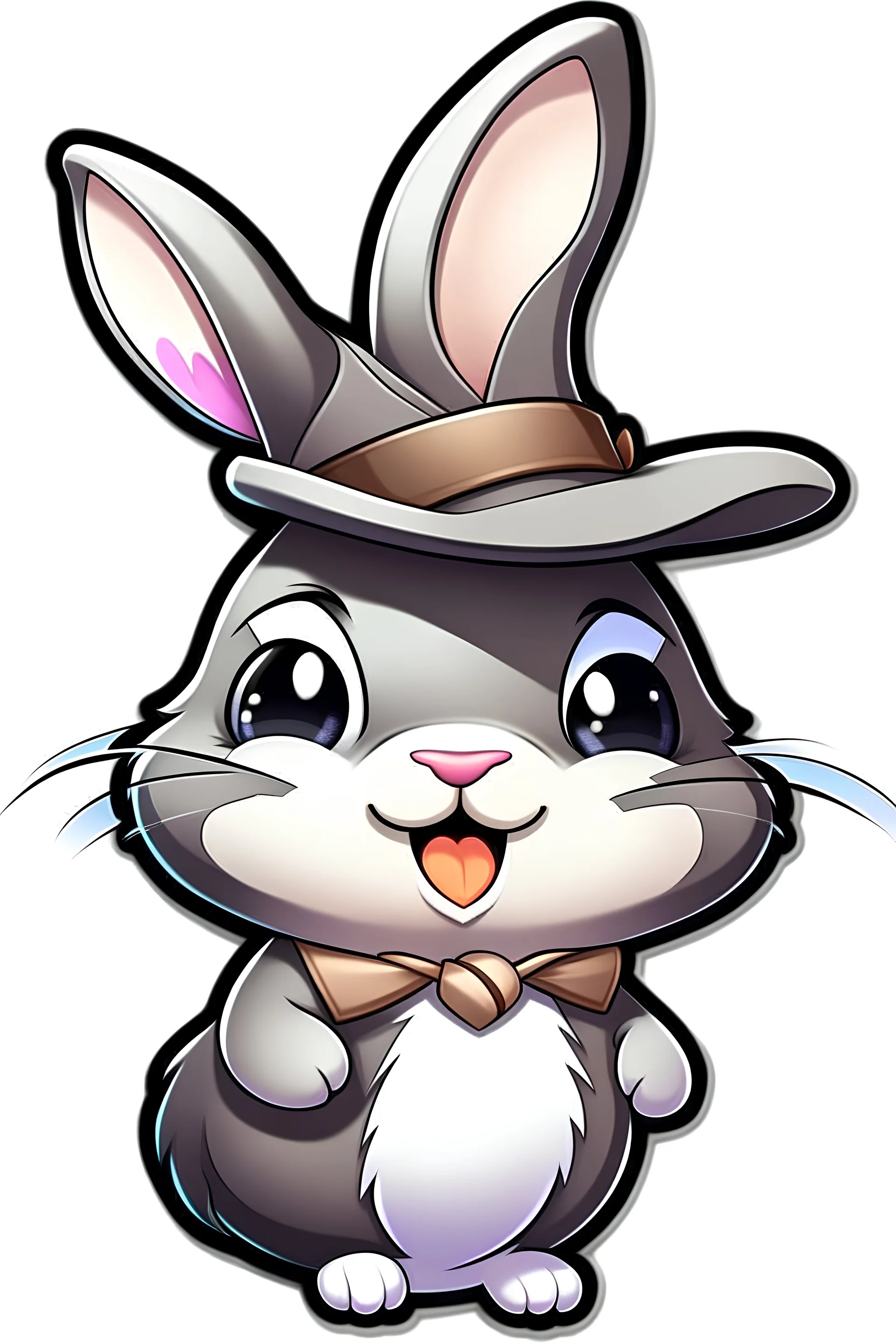 twitch emote , Rabbit , sweet , magician hat