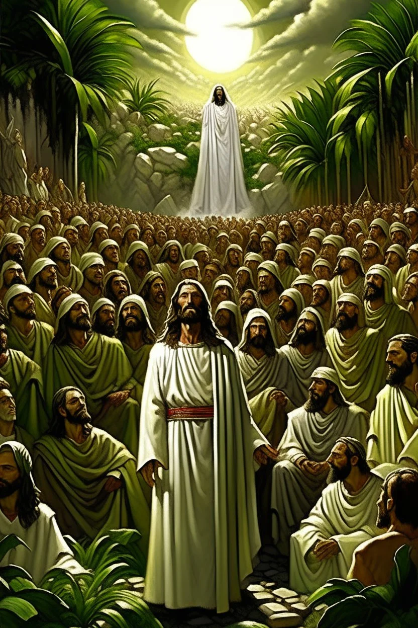 I looked, and behold, a vast multitude that no one could count—from every nation and all tribes and peoples and tongues—was standing before the throne and before Jesus. They were clothed in white robes, with palm branches in their hands and crying out with a loud voice, saying, “Salvation belongs to our God, who sits on the throne, and to the Jesus ”