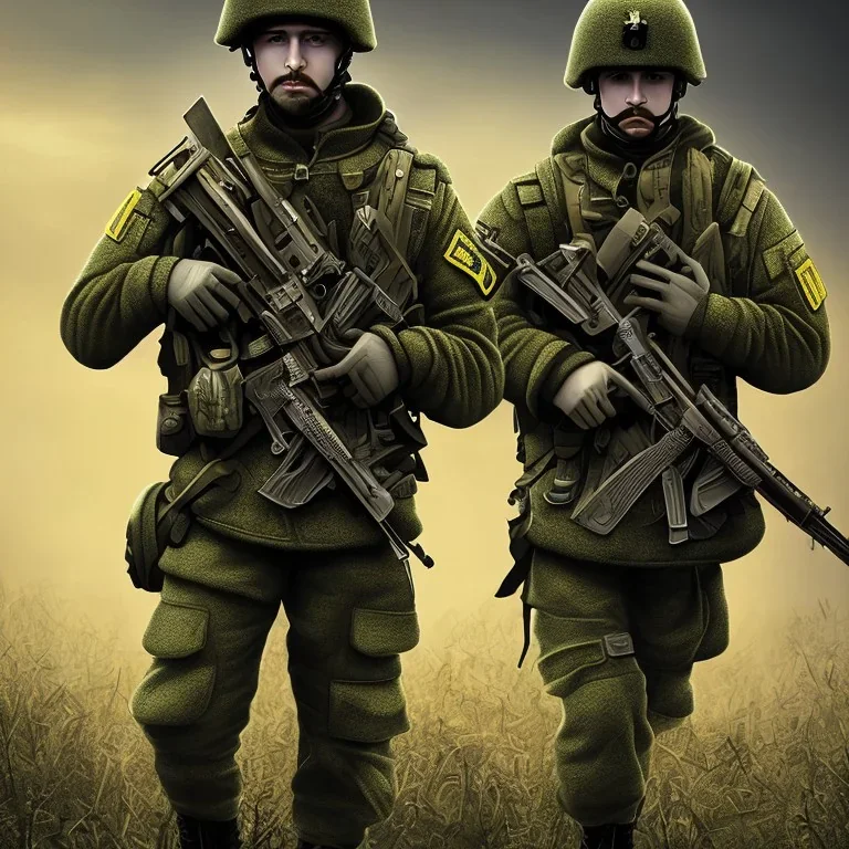 Ukrainian soldiers