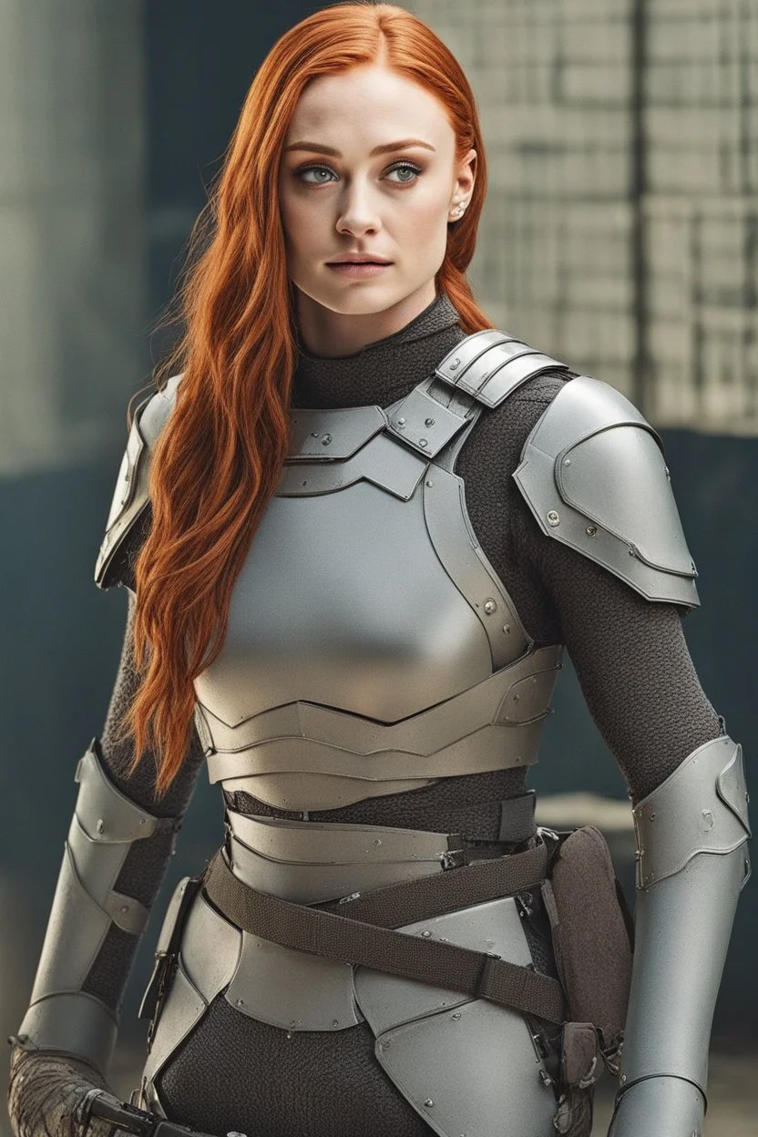 [Sophie Turner] Sophie was in a prison cell. Her armor had been stripped off, leaving her in the thin bodysuit underneath. Memories came flooding back - the ambush, the fight going badly for her squad. She must have been stunned and taken captive. Sophie pulled herself up and hurried to the energy bars sealing her in. The detention block was empty - she appeared to be the only prisoner. Then she heard footsteps approaching down the corridor. A pair of rebels came into view