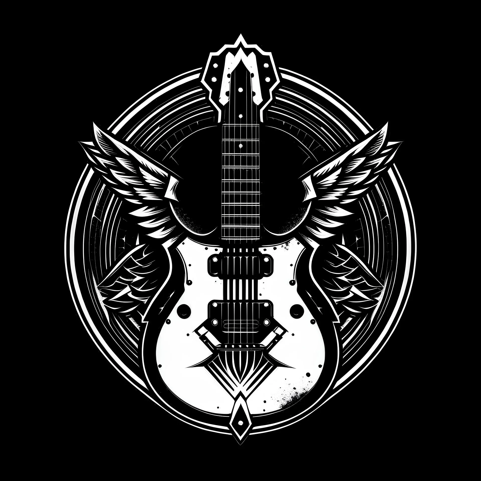 emblem of a heavy rockband from 70's