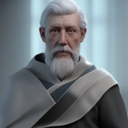 Grand admiral, gray hair, blue eyes, cold and heartless, star wars