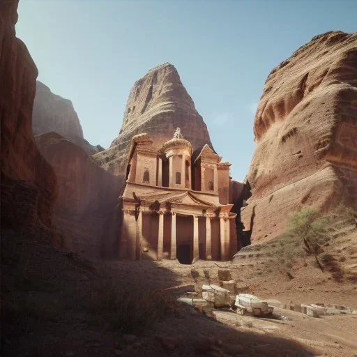 Petra, realistic, hyper detailed, unreal engine 5, octane render