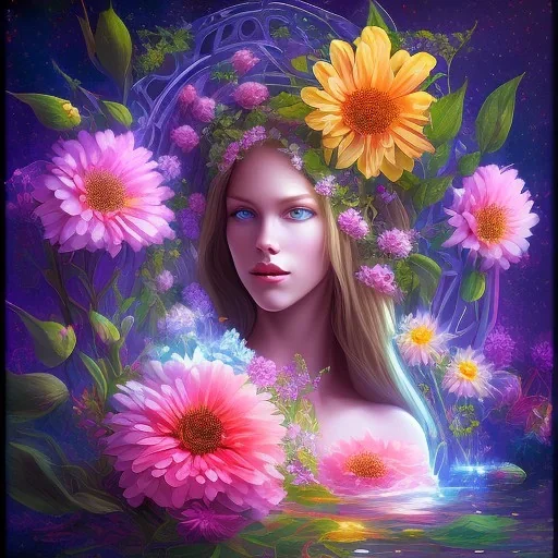Estrelas e flores
