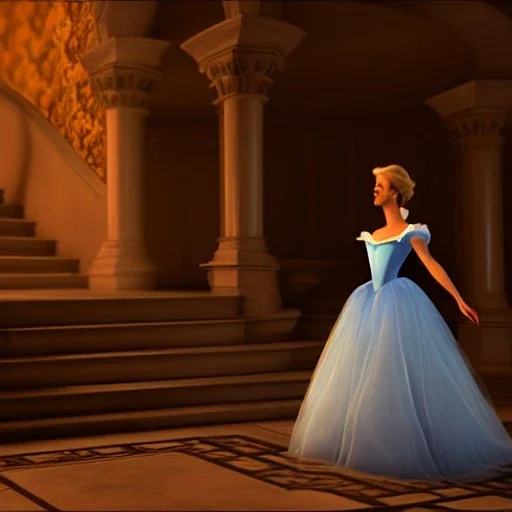 Beautiful Cinderella, 3d, unreal engine, 4k