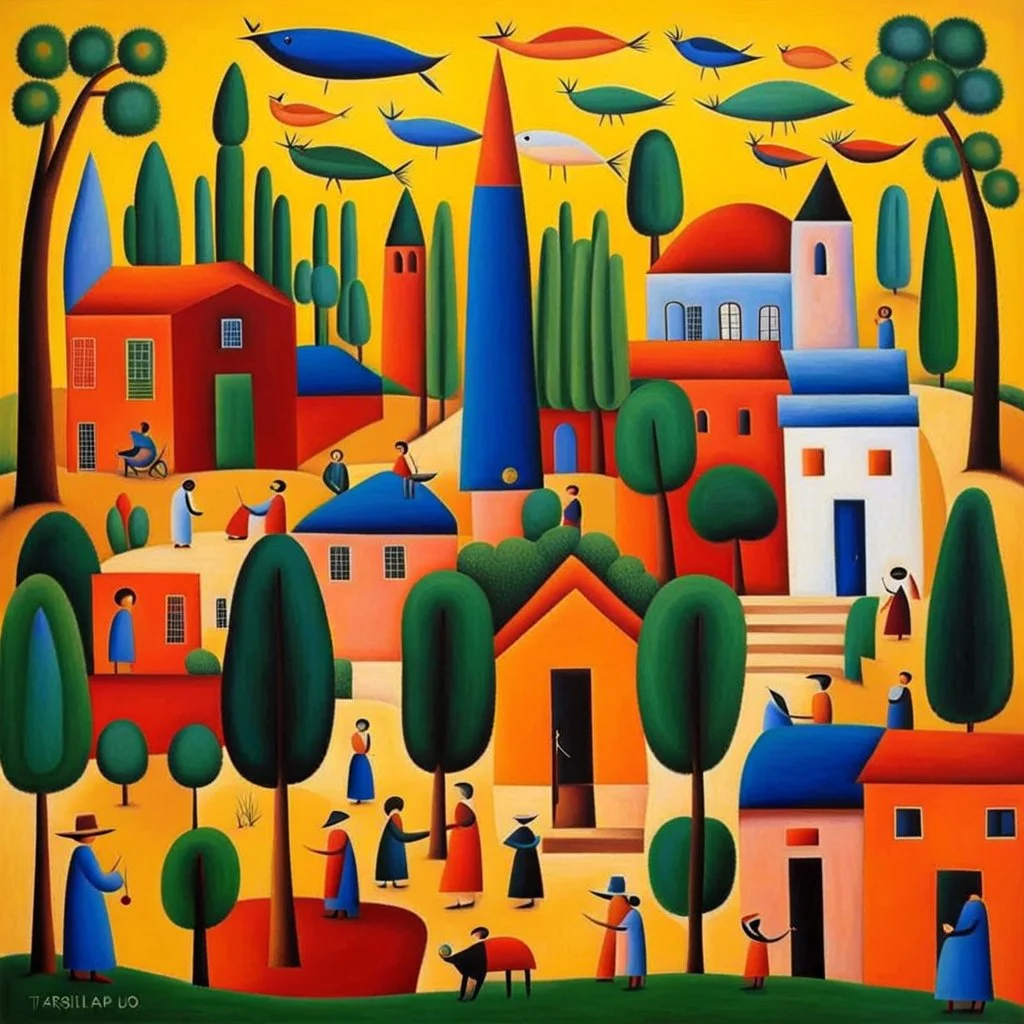 by artist "Tarsila do Amaral"