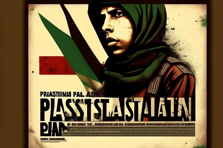 poster for palestine resistance