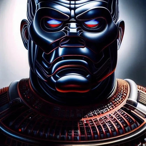 Ultra detailed fullbody Portrait in oil on canvas of Silver Samurai ,intense stare,extremely detailed digital painting, extremely detailed face,crystal clear Big eyes, mystical colors ,perfectly centered image, perfect composition, rim light, beautiful lighting,masterpiece,8k, stunning scene, raytracing, anatomically correct, in the style of robert e howard and Ken Kelley and Ohrai Noriyoshi and Simon Bisley and tomzj1