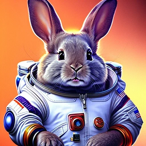 space bunny detail