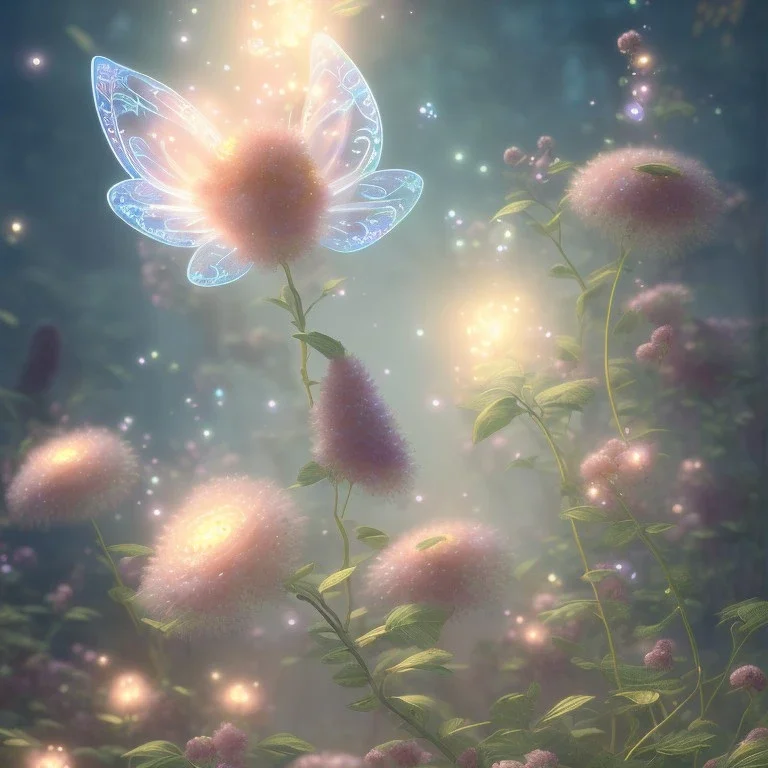 subtle transparent fairy flower in a galactic ambiance, delicate colors, in the foreground, full of details, smooth，soft light atmosphere, light effect，vaporwave colorful, concept art, smooth, extremely sharp detail, finely tuned detail, ultra high definition, 8 k, unreal engine 5, ultra sharp focus