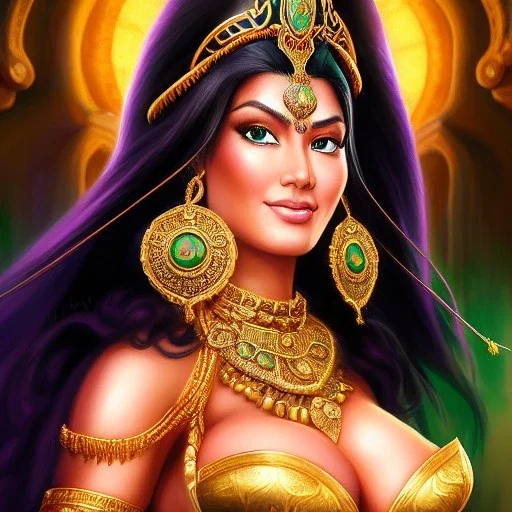 ultra detailed fullbody portrait of busty beautiful Dejah Thoris, extremely detailed digital painting, intrincate, extremely detailed smiling face,crystal clear Big Green eyes, in the style of Ohrai Noriyoshi and robert e howard and pablo oliveira and Ken Kelley and Keith Parkinson,mystical colors,perfectly centered image, perfect composition, rim light, beautiful lighting,8k, stunning scene, raytracing