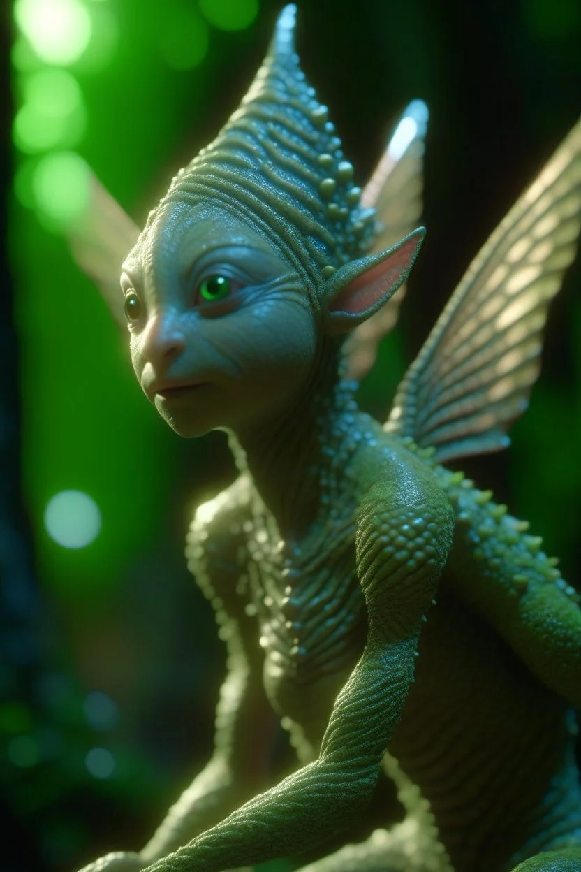 fairy alien ,3d 4k octane render, smooth, sharp focus, highly detailed, unreal engine 5,