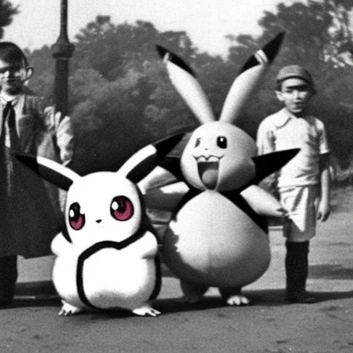 Old photo of Pokémon