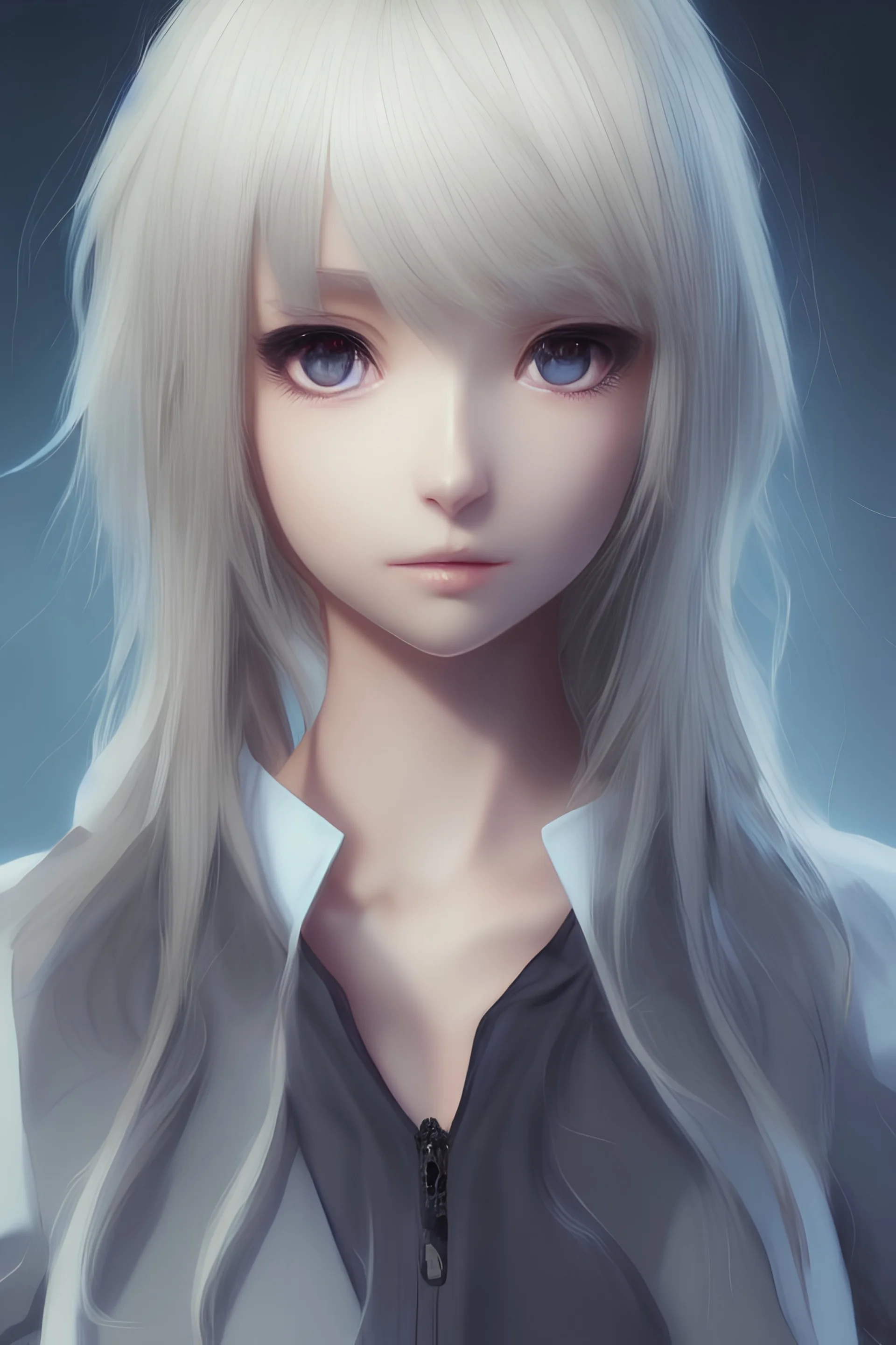 Smooth soft skin, big dreamy eyes, symmetrical, anime wide eyes, soft lighting, detailed face, by tetsuya nomura, makoto shinkai, stanley artgerm lau, wlop, rossdraws, concept art, digital painting, looking into camera