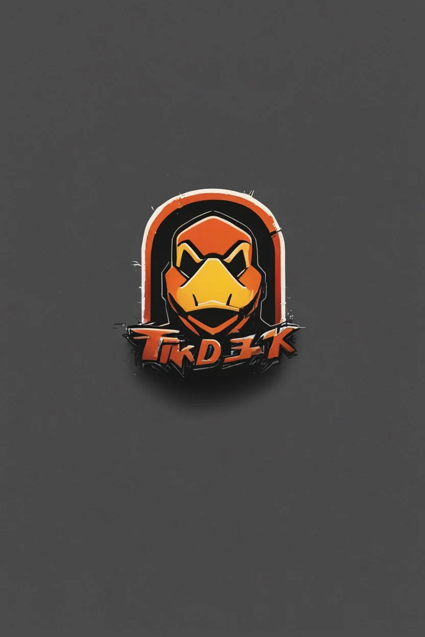 Make it say "[] TDK []" Under the face