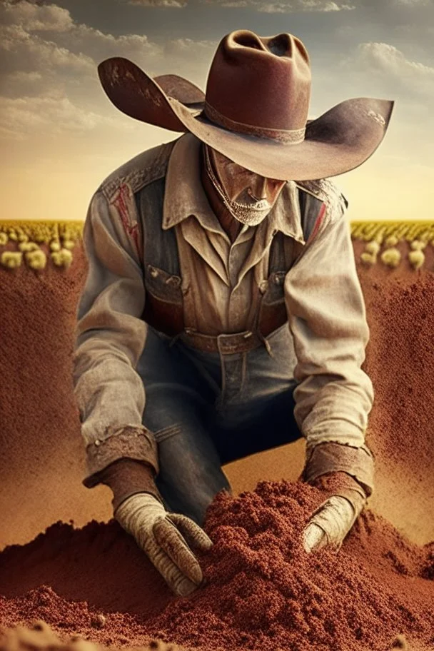 cowboy likes soil