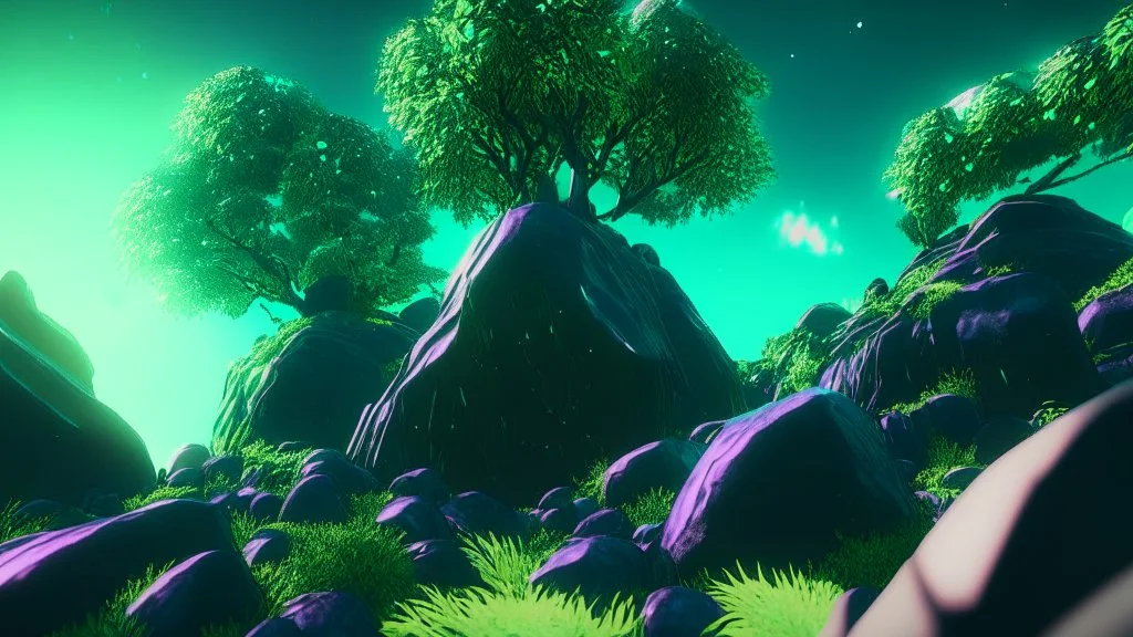 green black crystal cosmic and galactic ambiance hill sky rocks sunny trees pools , full of details, smooth, bright sunshine，soft light atmosphere, light effect，vaporwave colorful, concept art, smooth, extremely sharp detail, finely tuned detail, ultra high definition, 8 k, unreal engine 5, ultra sharp focus