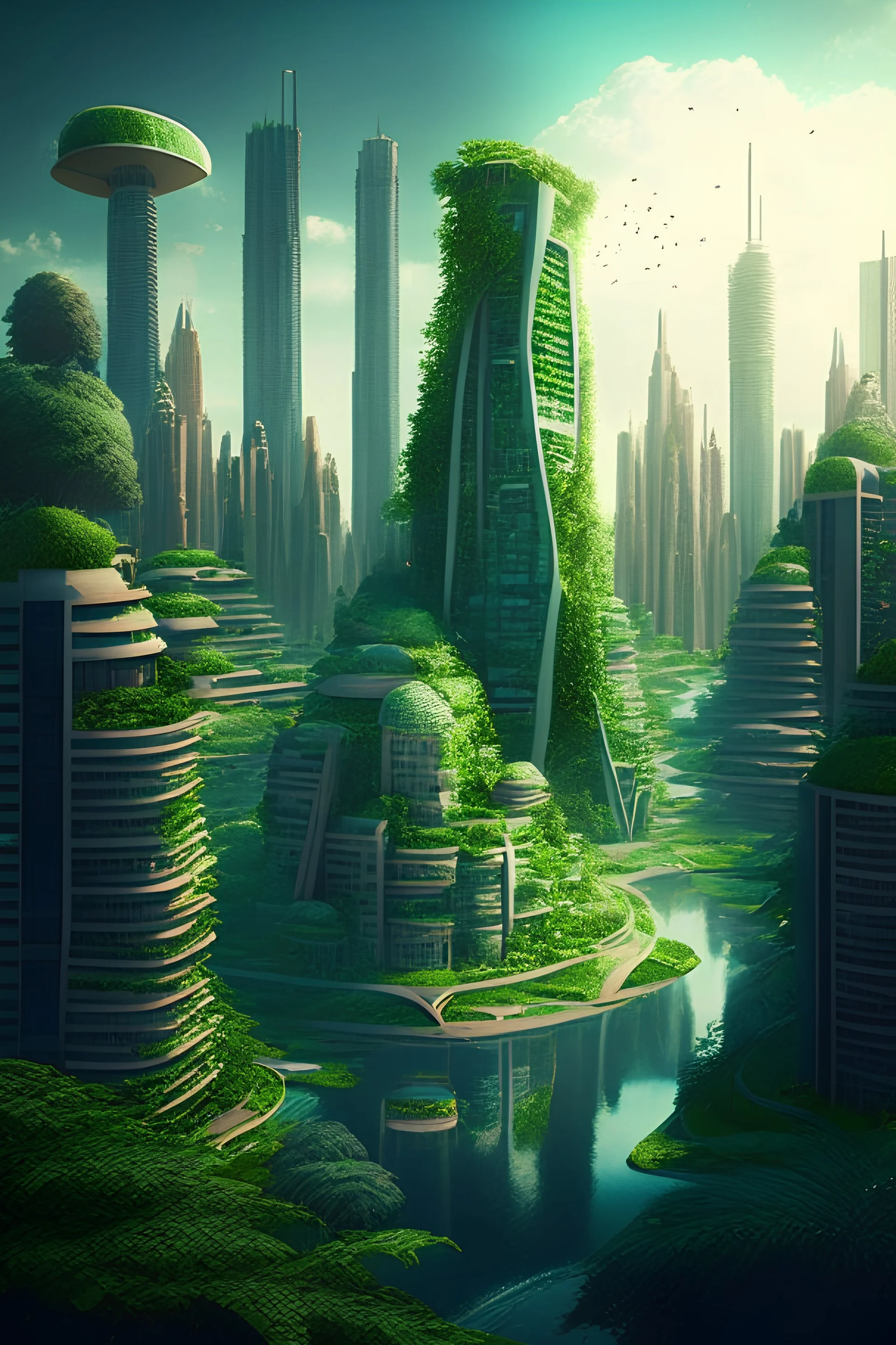 An environmentally friendly city