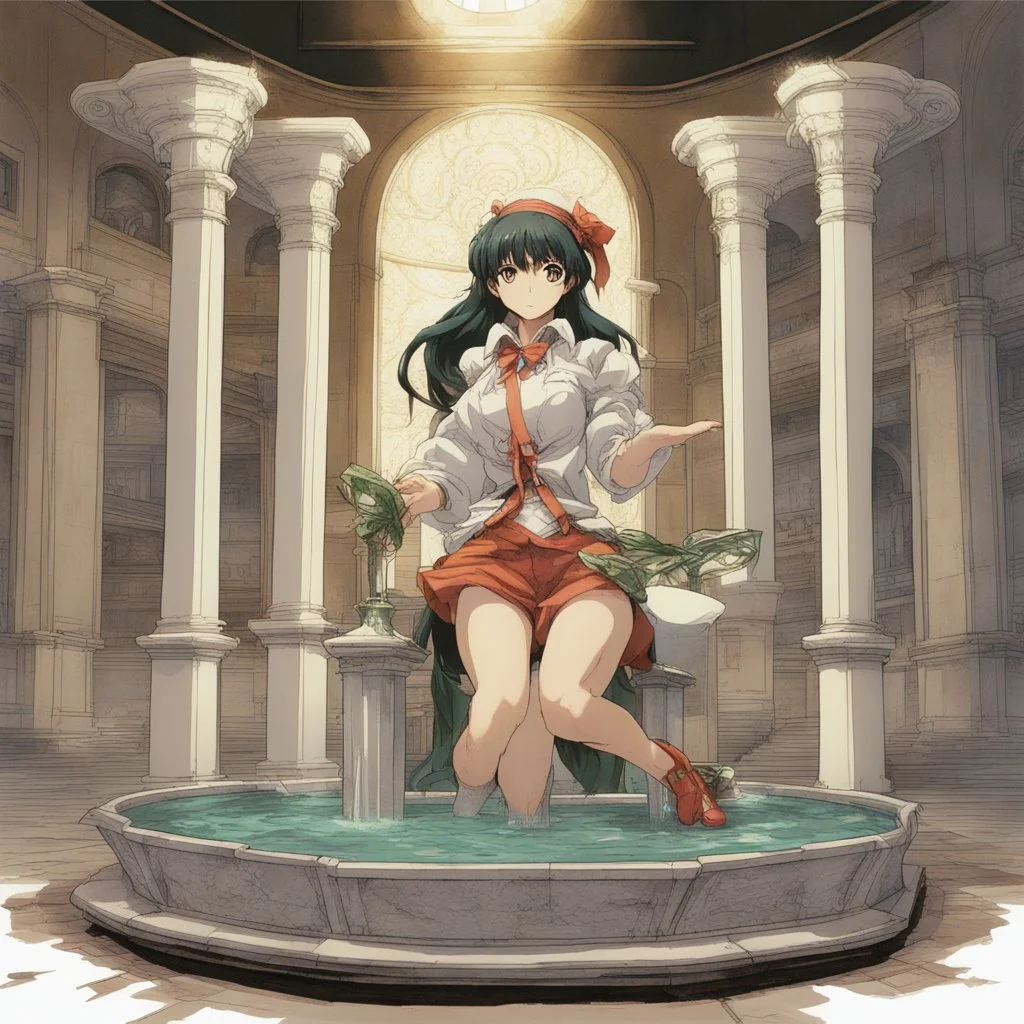 Lady of the Fount shin megami tensei 3 fountain fountain she takes money