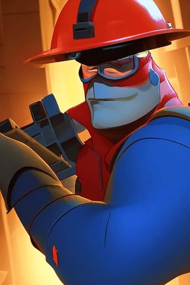 Red TF2 engineer killing blue spies