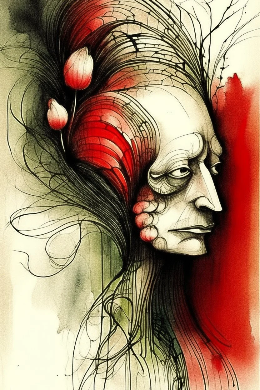 Digital colorful red watercolor Illustration of a beautiful Vibrant red flower meadow fantasy red landscape, mountain river wildflowers butterflies in the morning light, by JB, Waterhouse :: Carne Griffiths, Minjae Lee, Ana Paula Hoppe, :: :: Stylized Splash watercolor art :: Intricate :: Complex contrast :: HDR :: Sharp :: soft :: Cinematic Volumetric lighting :: flowery pastel colours :: wide long shot