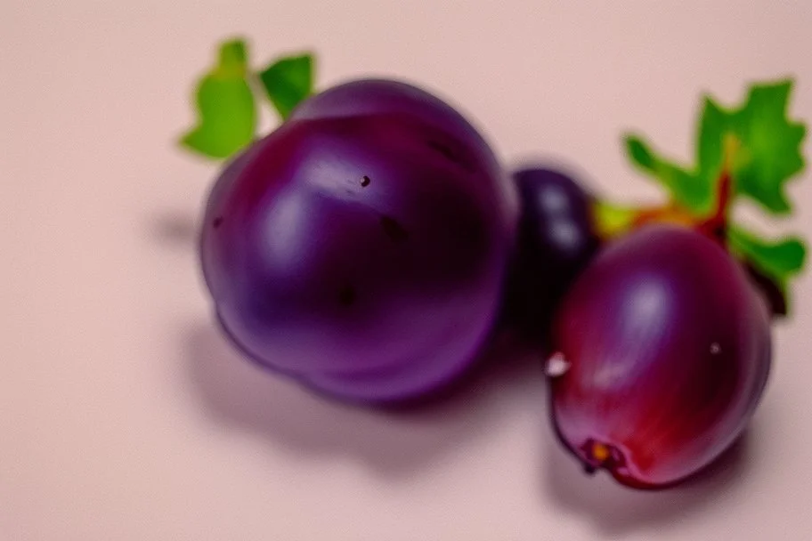 an only ink grape, on a white background. fotografía real