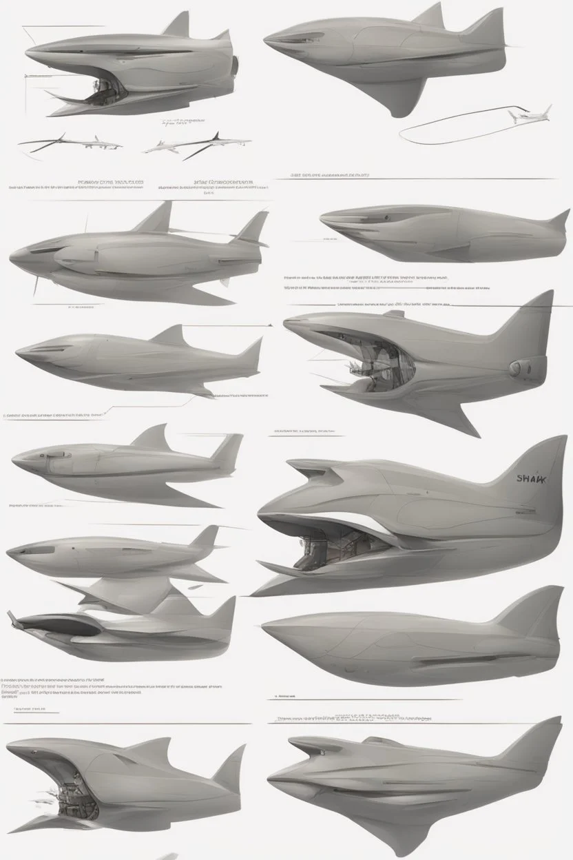 ideation air craft aeroplane inspired by shark