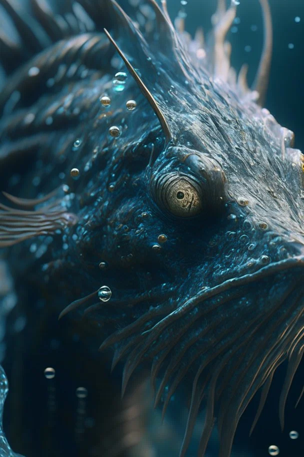 Water creature ,cinematic, realistic, intricate details, photorealistic, octane render, 8k, artstation