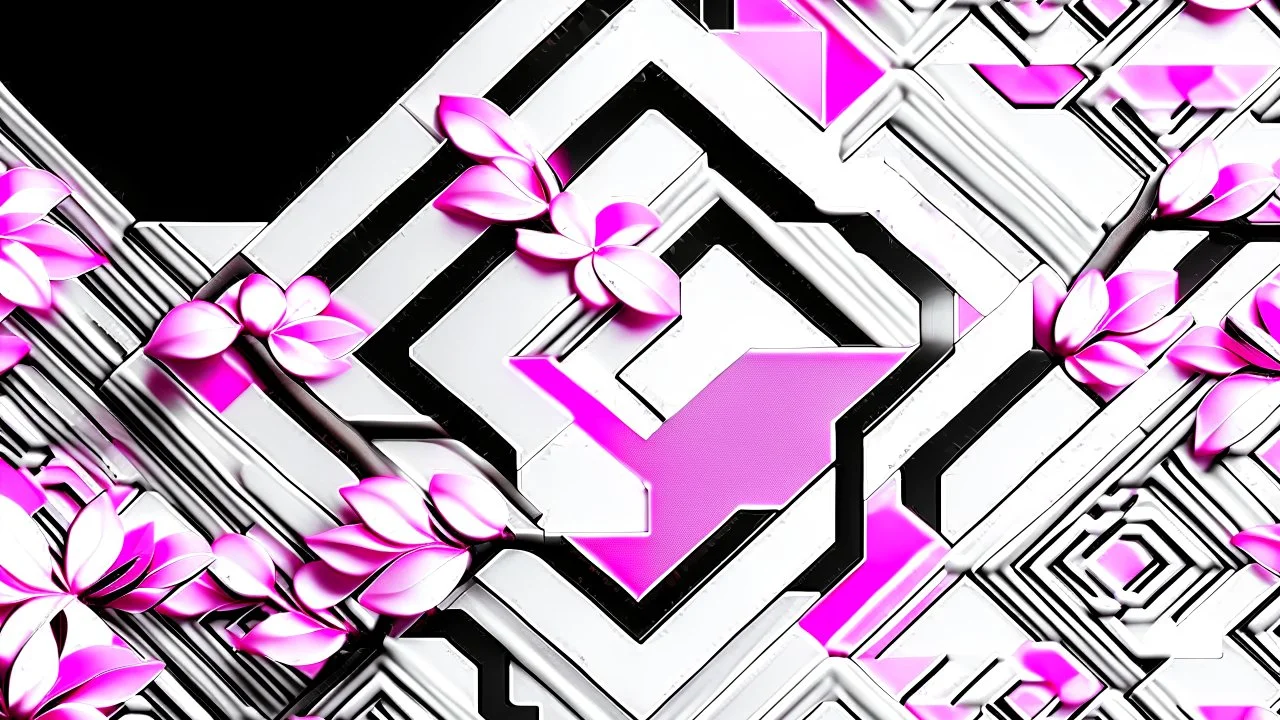 implant the logo in a sakura wallpaper