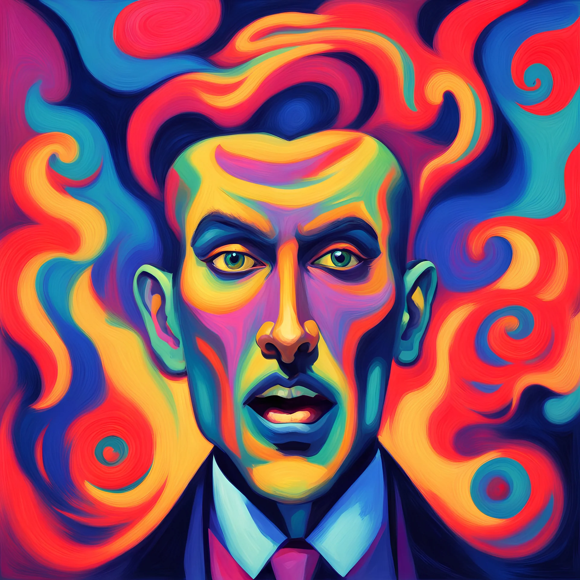 Illusionist in Monster fauvism art style