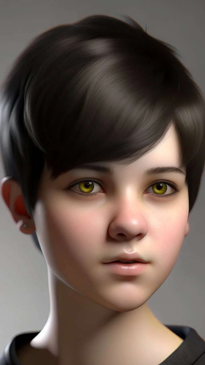 teen very short hair pretty realistic