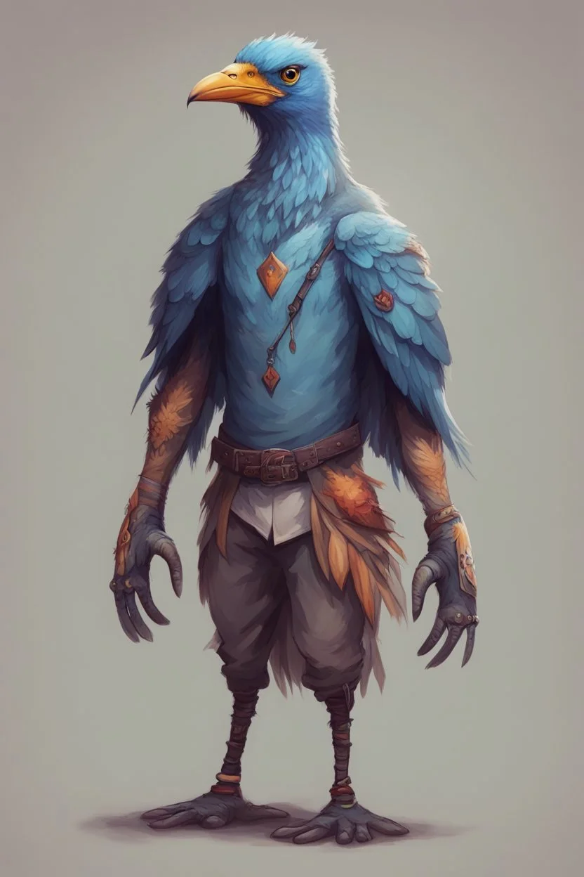 half human half bird character