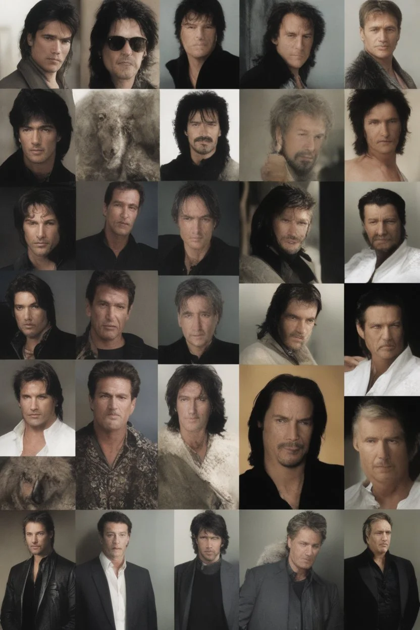 Paul Stanley/Elvis Presley/Keanu Reeves/Pierce Brosnan/Jon Bernthal/Sean Bean/Dolph Lundgren/Patrick Swayze/