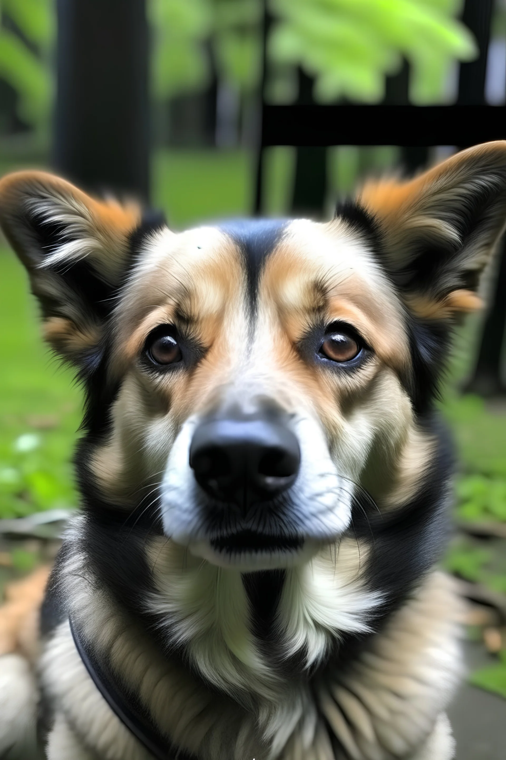 Dog meme with text