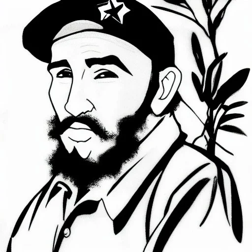 Fidel Castro estilo anime