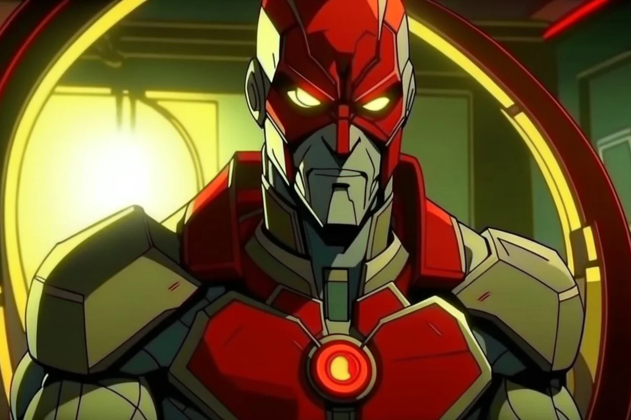 deadshot from dc verse animated inside a medalion