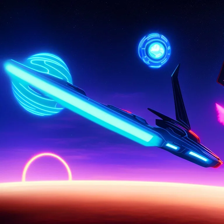 The Grim Reaper and the Star ship pilot in Tron world, discussing the future of the universe, art by Magritte and Pixar