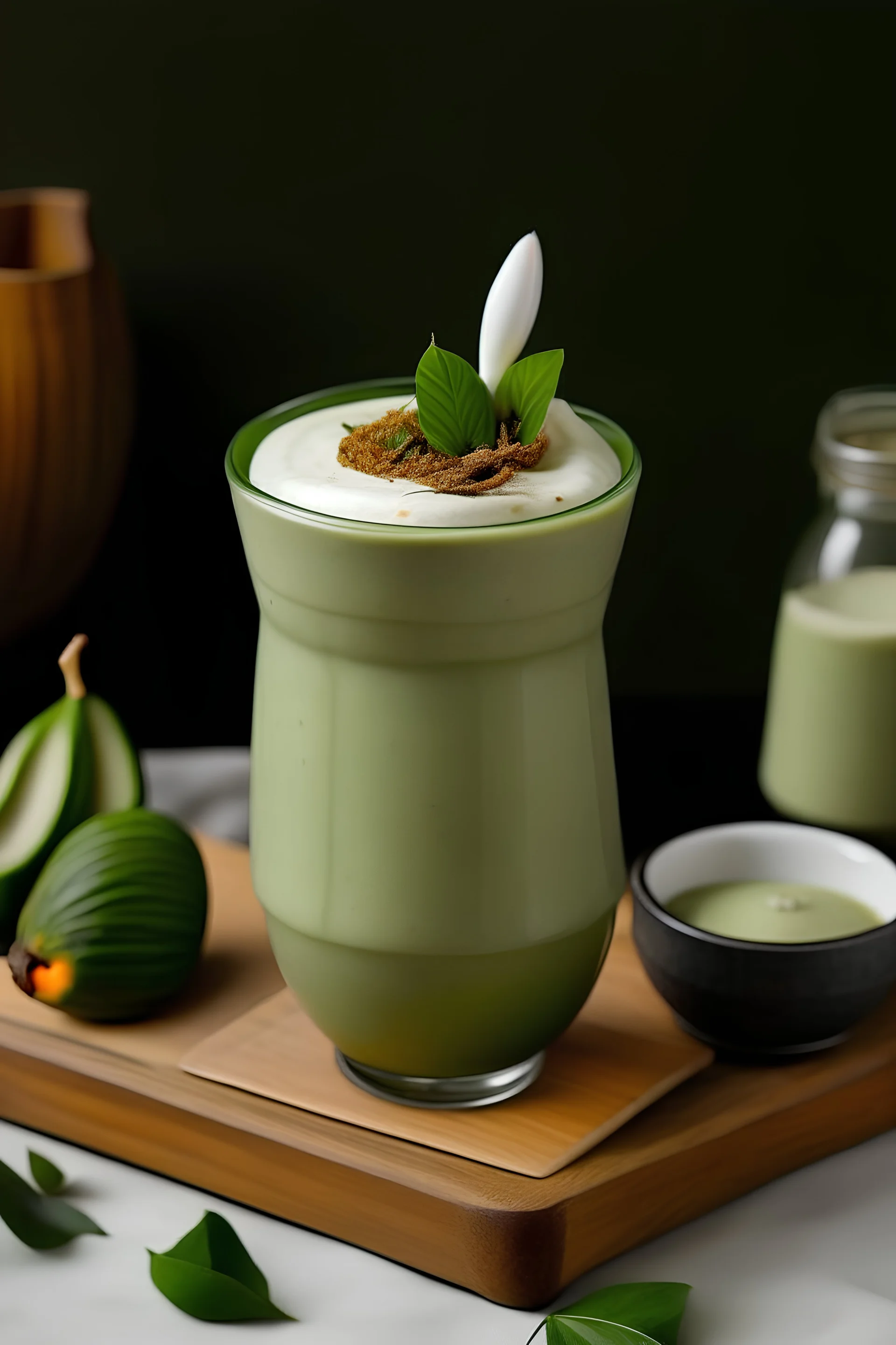 Iced Coconut Matcha Latte