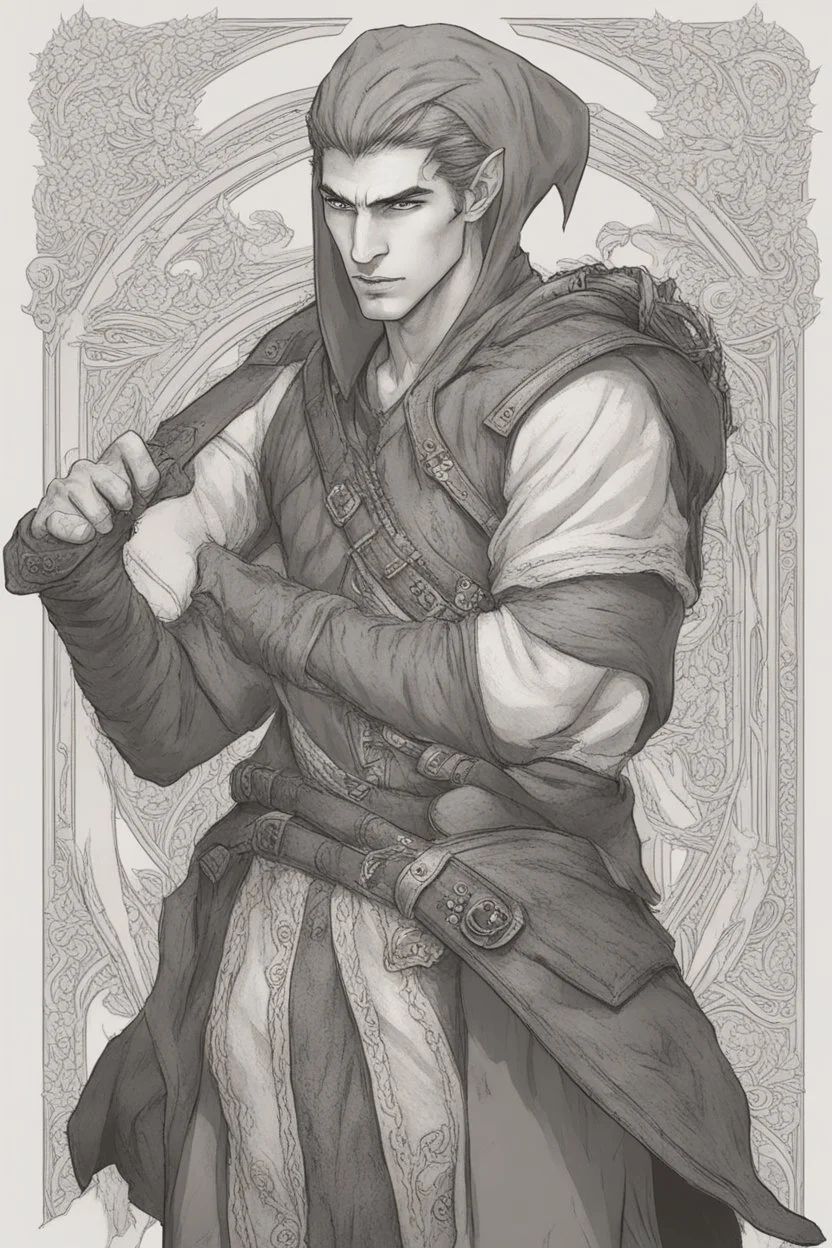 male elf rogue