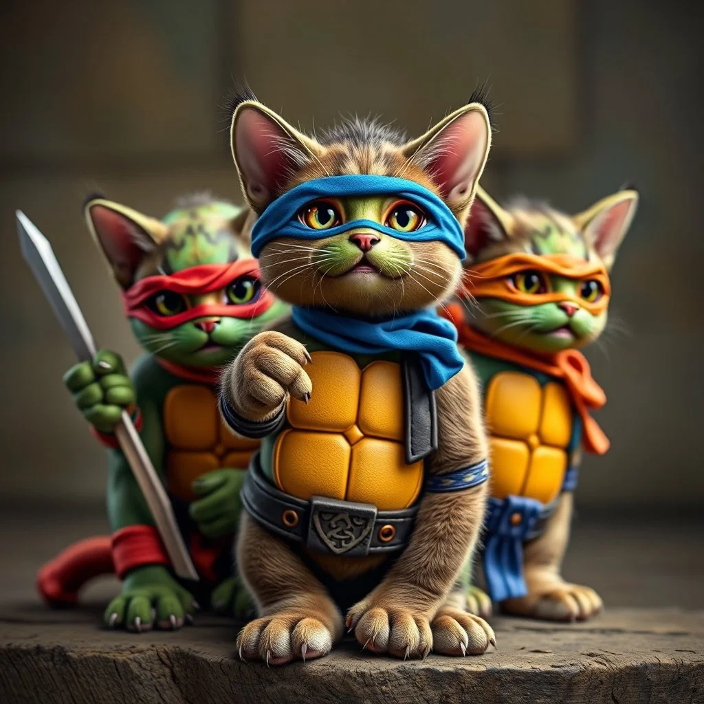 Teenage Mutant Ninja Felines.