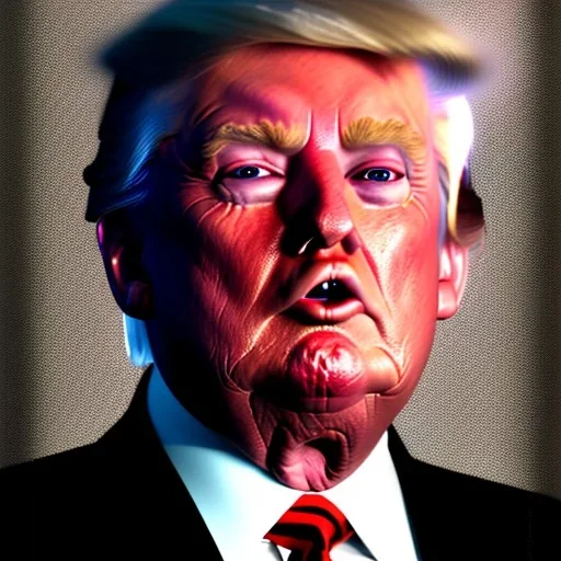 Donald Trump, digital art, portrait