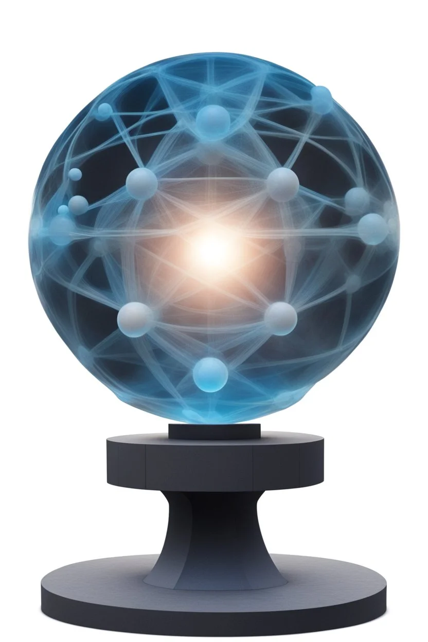 статуя на улице, Шар как атом/молекула: Сделать поверхность шара похожей на модель атома или молекулы, используя геометрические формы, светящиеся элементы или проекцию. . Для этого можно использовать различные геометрические формы, такие как круги, треугольники, шестиугольники и т. д., чтобы создать абстрактное изображение структуры атома или молекулы. Кроме того, возможно использование светящихся элементов, чтобы придать статуе особую магическую атмосферу и привлечь внимание прохожих ночью.