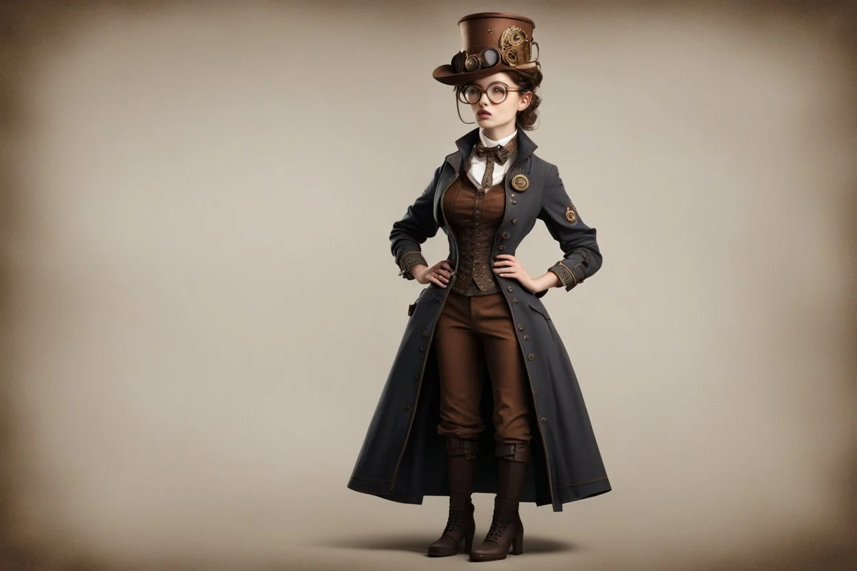 Наряд Библиотекаря-Исследователя, в стиле стимпанк