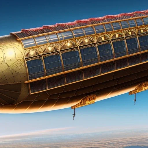 fullbody Drawing of 'sketch of Steampunk AirShip',intricate detail,andrea bonelli,Kilian Eng,Ohrai,evan lee,Aleksandr Sidelnikov,KyuYong Eom,three quarters frontal aerial view,toned colors,16k