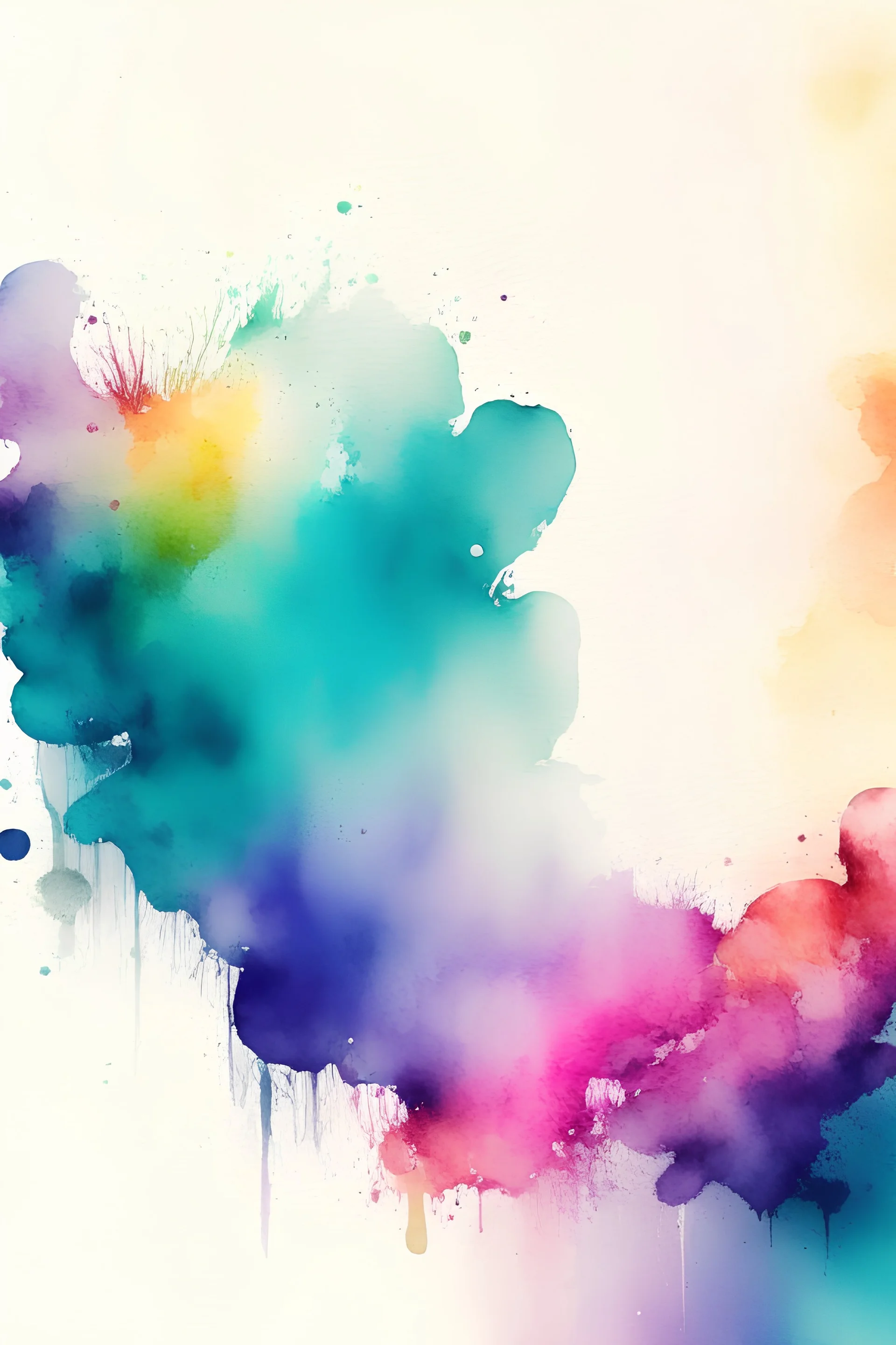 two coloured watercolour background full image