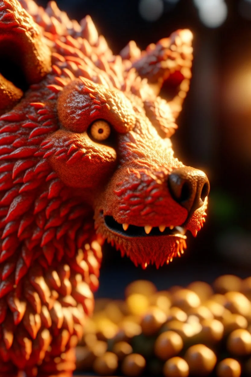 Cinnamon animal ,3d 4k octane render, smooth, sharp focus, highly detailed, unreal engine 5,