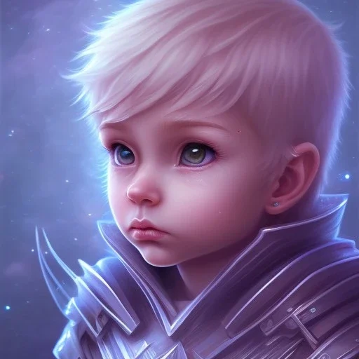 super sweet and mega cute male human toddler, super sweet and mega cute epic human fantasy king, crystal clear ice, majestic, ominous, art background, intricate, masterpiece, expert, insanely detailed, 4k resolution, retroanime style, cute big circular reflective eyes, cinematic smooth, intricate detail , soft smooth lighting, vivid colors, painted Rena