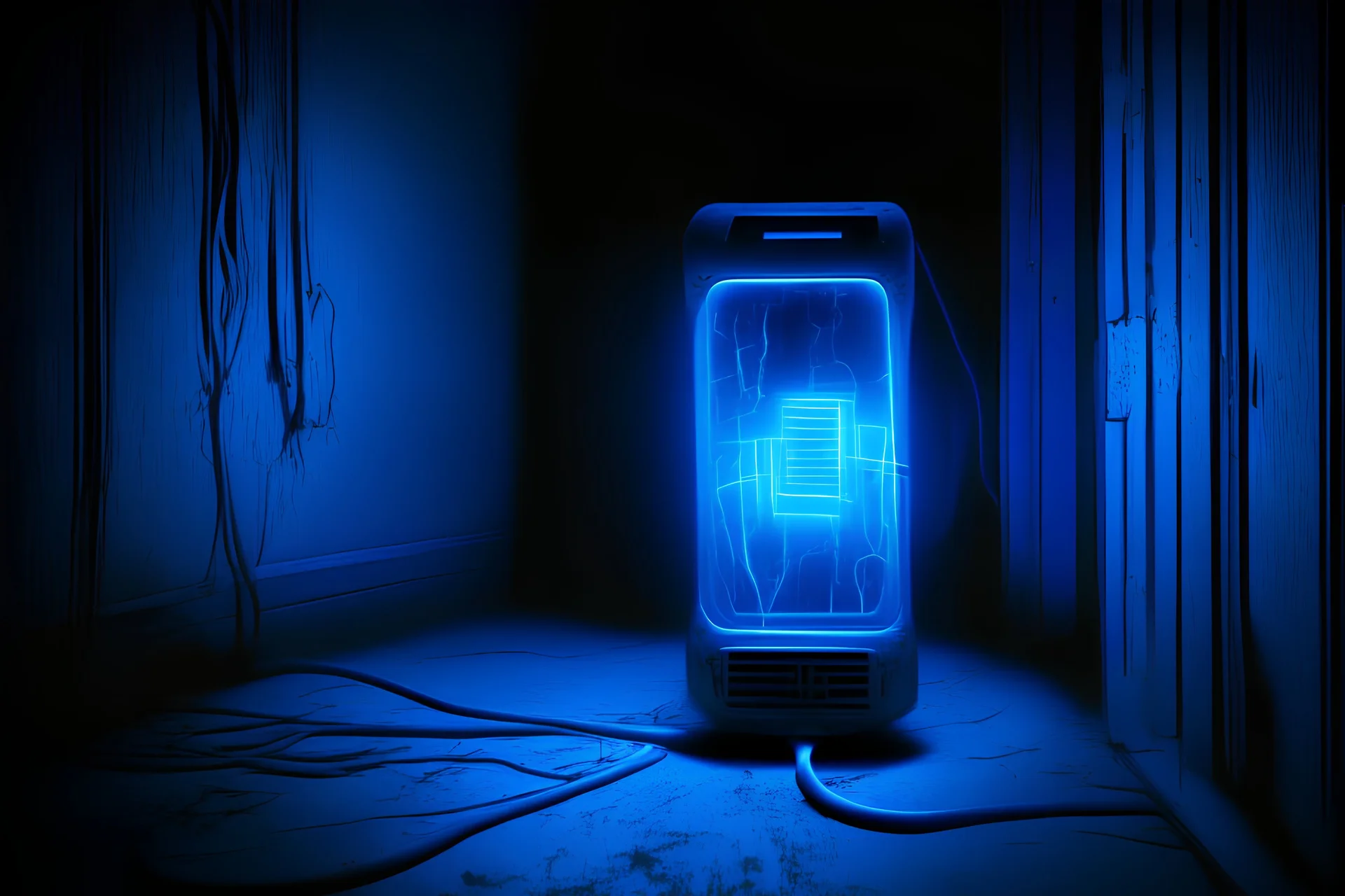 luce blu, blocco energetico, telefono cibernetico