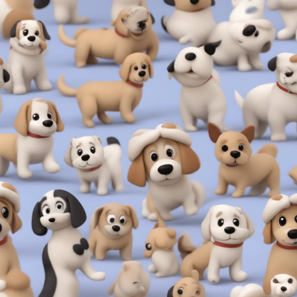 Cute dog 3D