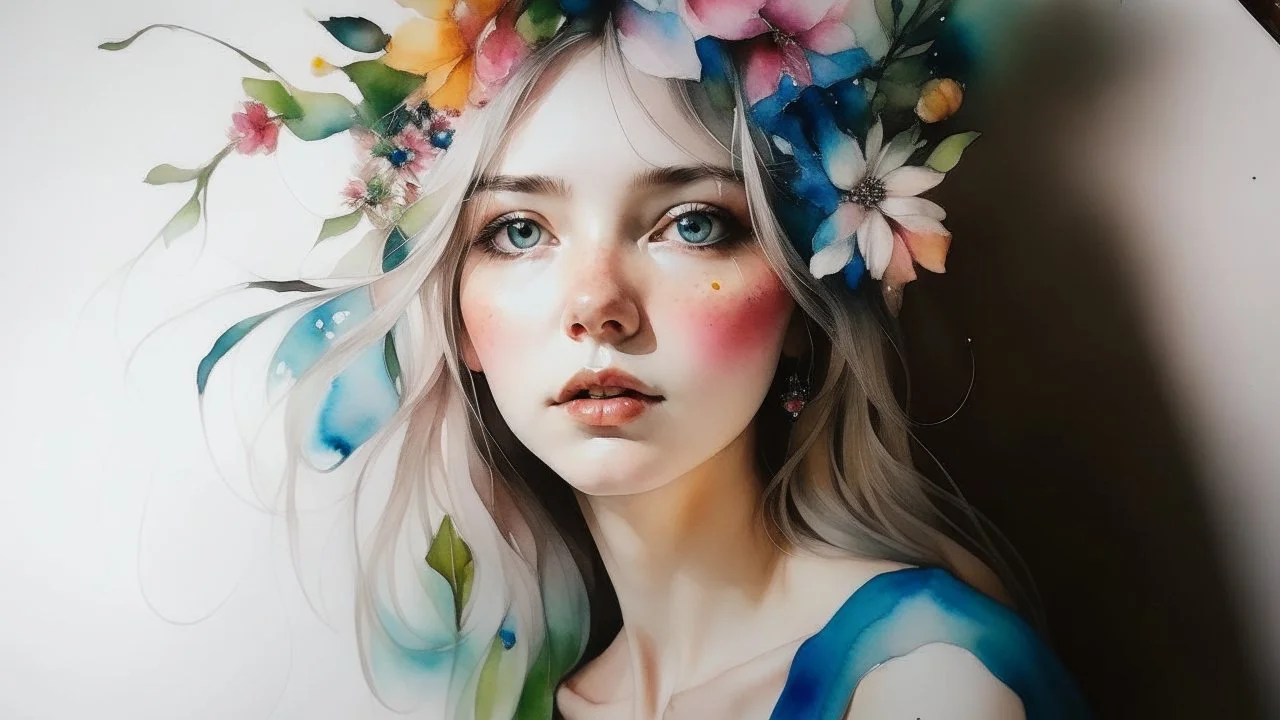 watercolor drawing
